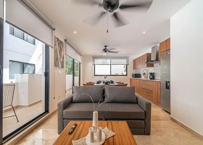 Lux 2 Bd With Balcony, Rooftop Pool In Aldea Zama Ferienhaus Tulum