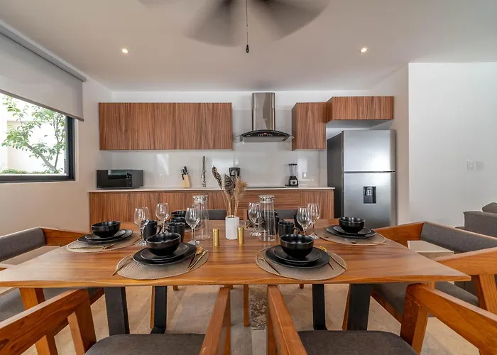 Lux 2 Bd With Balcony, Rooftop Pool In Aldea Zama Ferienhaus Tulum